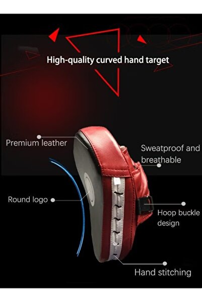 Generic 2Pcs Boxing Gloves Boxing Pads Boxing Curved Focus Punching Training Hand Pads Strike Shield