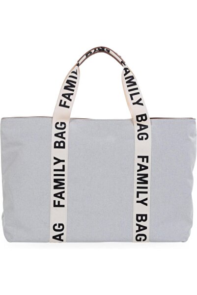 CHILDHOME حقيبة عائلية مميزة - حقيبة سفر/تغيير كبيرة السعة (أبيض)