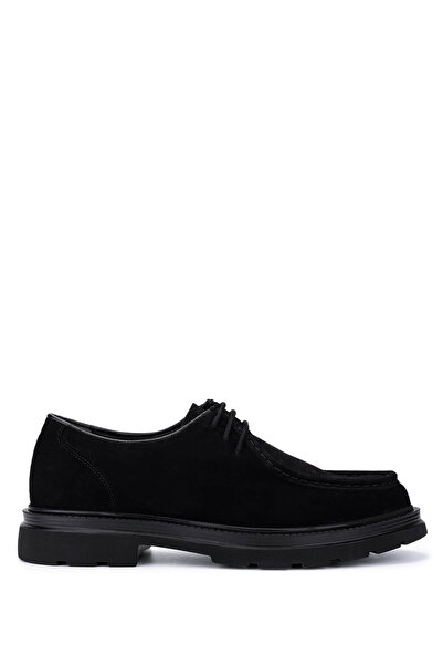 Tamer Tanca Men's Black Suede Casual Shoes