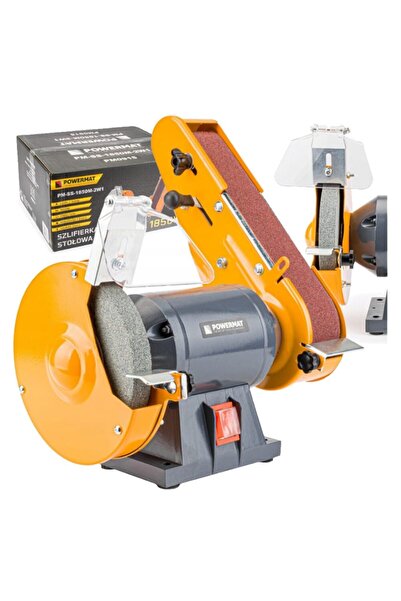 Powermat Polizor cu piatra si banda abraziva smirghel, 1850 W,