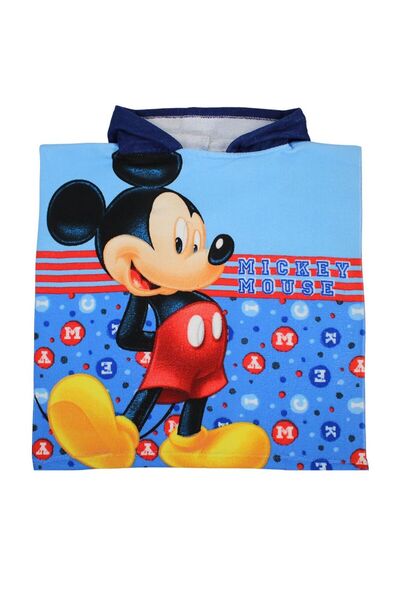 Disney Children's bath towel, poncho type, multicolor, 50x100 cm Mickey Mouse