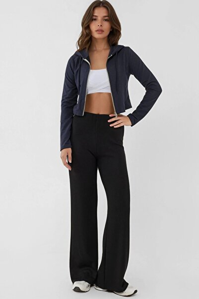 Hiccup Φούτερ με ίσιο πόδι με υφή Modal με άνετη εφαρμογή