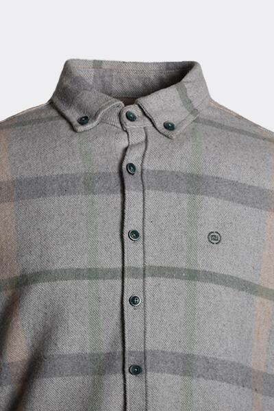 NCS Men's Winter Lumberjack Shirt Gray 7205