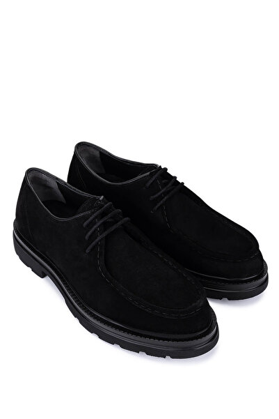 Tamer Tanca Men's Black Suede Casual Shoes