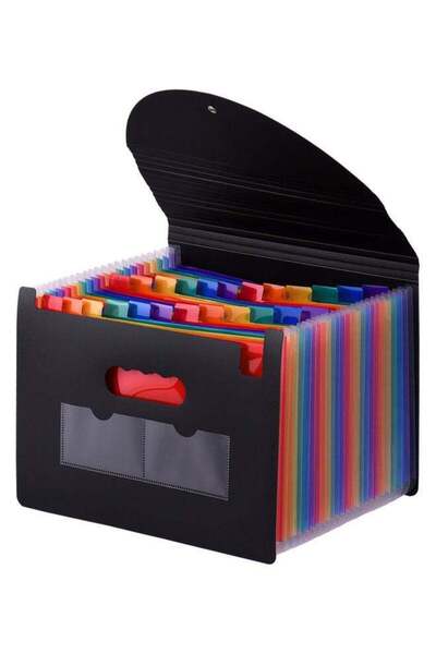 Generic 24-Pocket A4 Letter Folders Multicolour