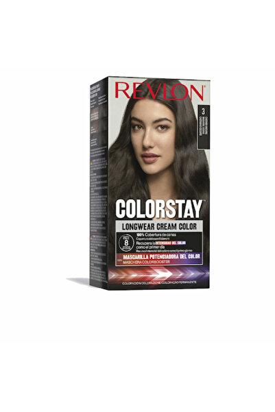 Revlon Colorstay Hair Dye, No. 3 (Dark Brown)