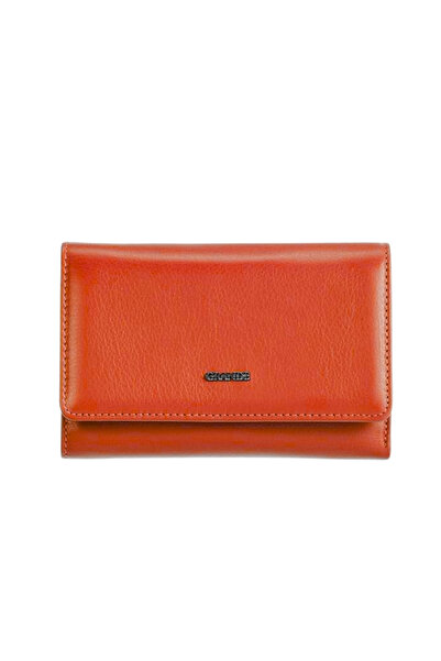 MFT Leather Design Genuine Leather Wallet – Grande 2628 Orange