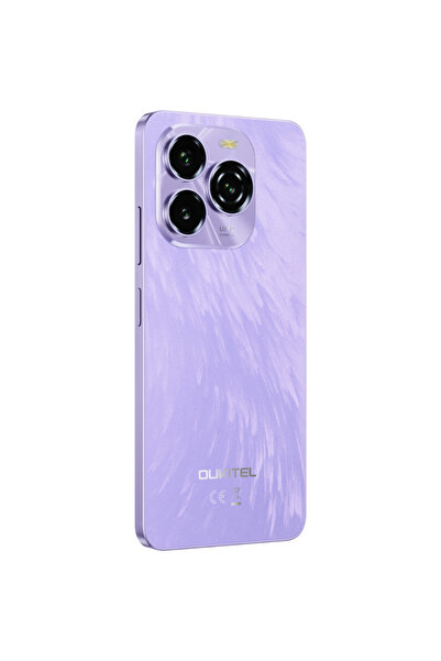 oukitel C65 Purple Smartphone, Dual SIM, 4G, 6.7" HD+ 90Hz, 16GB RAM/128GB, 5150mAh, NFC, Android 15