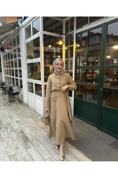 Thebomb Seher Zıbınlı Skirted Top-And-Bottom Set