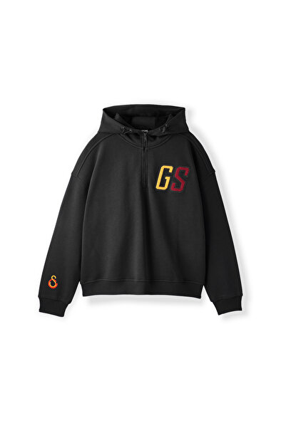 GSStore Galatasaray Kadın Yarım Zip Hoodie K252107