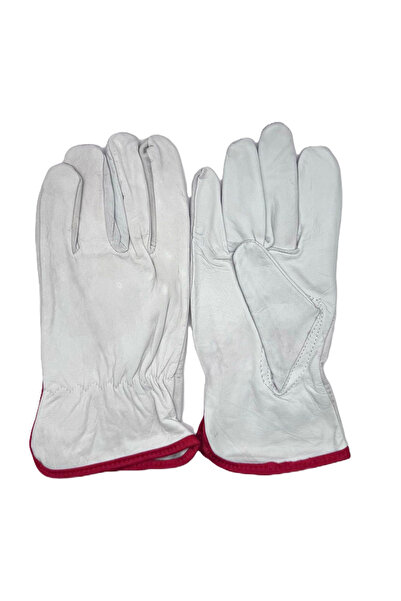 Sedona White goat leather gardening gloves - M