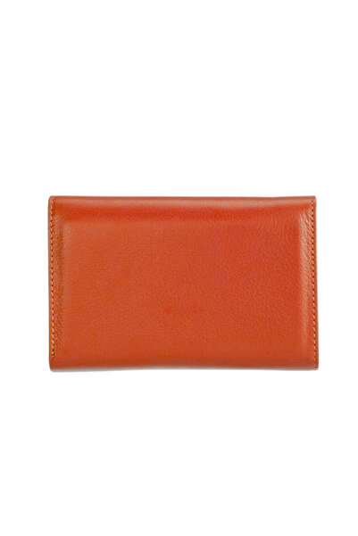 MFT Leather Design Genuine Leather Wallet – Grande 2628 Orange