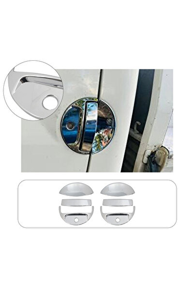 Genel Markalar Hyundai H100 Uyumlu 2004 Ve Üzeri Kapı Kolu 6 Parça Abs Krom K...