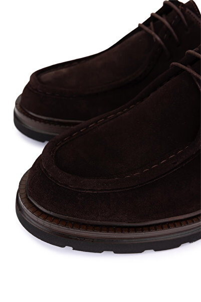 Tamer Tanca Men's Brown Suede Casual Shoes