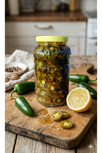 MA Hasanoğulları Jalapeno Biber Turşusu – 2900 g /EV yapımı kıvamında Endstrüyel boy