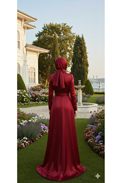 Kenzel SATIN EVENING DRESS