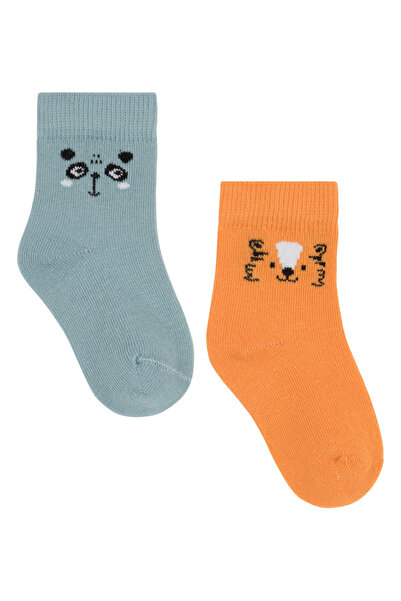 Miny Center Patterned Socket Socks