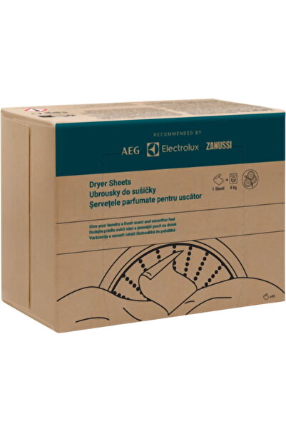 Electrolux Scented dryer sheets, M2YHDS02, white, synthetic, set of 40 pieces