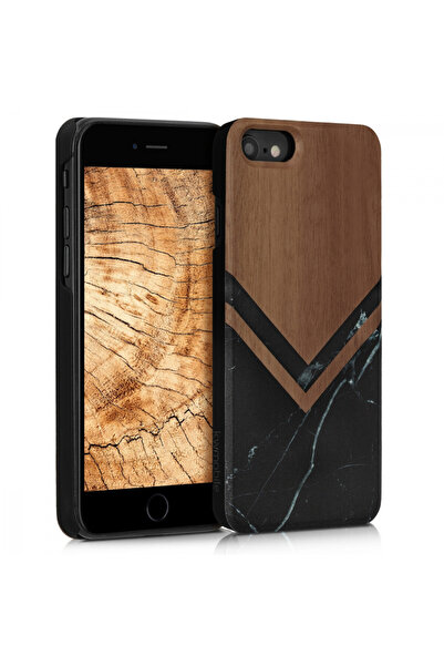 KWmobile Carcasă pentru Apple iPhone 6 / iPhone 6s, Lemn, Maro, 46078.16