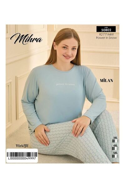 Mihra Büyük beden pijama takımı