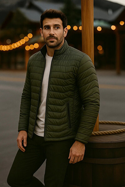 comstar Ανδρικό παλτό Premium Khaki Puffer