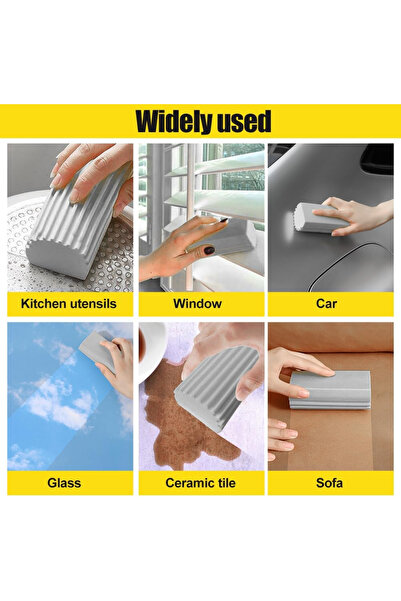 MaffStuff Magic Sponge for Universal Cleaning, Gray, 10.5 x 5.5 x 4.5 cm