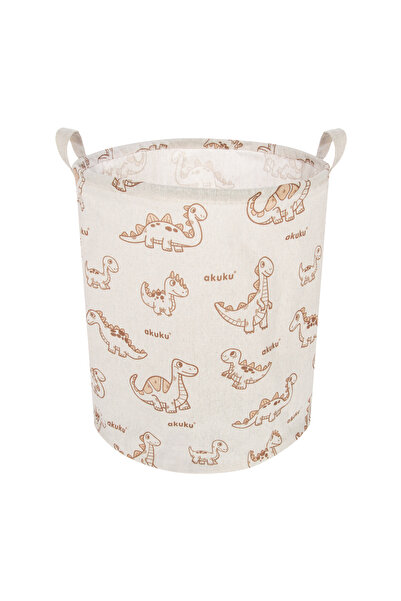Akuku Cos pliabil textil Dino pentru jucarii/haine cu manere practice,interio...