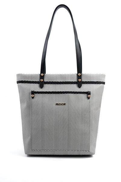 Silver Polo Silver & Polo Black White - Black Sp1203 Women's Shoulder Bag