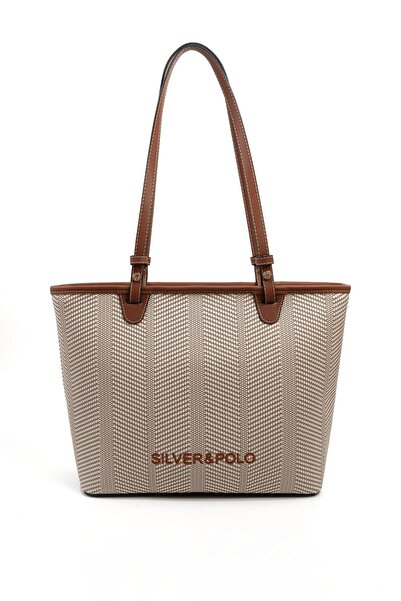 Silver Polo Silver & Polo Beige - Taba Sp1204 Women's Shoulder Bag