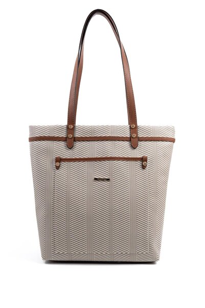 Silver Polo Silver & Polo Beige - Taba Sp1203 Women's Shoulder Bag