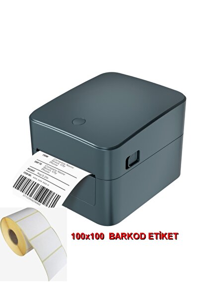 XPRINTER XP-480B USB Barkod Yazıcı + 1 Adet 100X100 (500 Sarımlık) Termal Etiket
