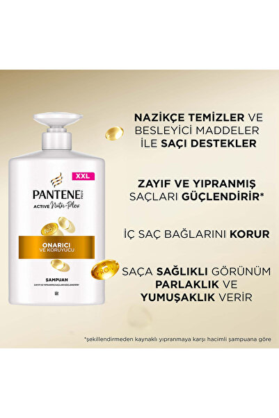 Pantene Pro-V Onarıcı & Koruyucu Şampuan 800ml Pompalı Şişe x 3 Adet