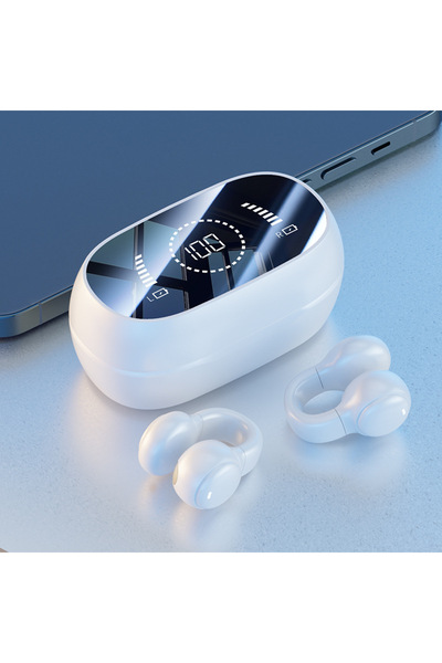 OEM AI Smart Translation Bone Conduction BT Earphones Clip-On Design Long Battery Life Sports NR Hi-F