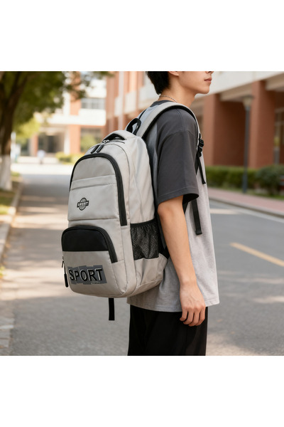 Generic New Urban Simple Leisure Double-Shoulder Bag with Letter Print, Suitable for College Students