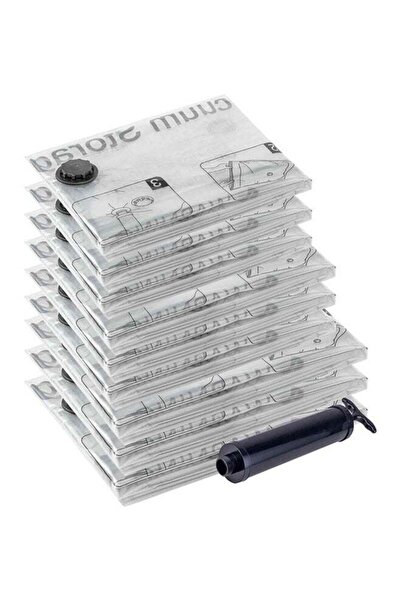 Arabest 9 أكياس تخزين مفرغة من الهواء مع مضخة يدوية، توفر المساحة، تستخدم للم...