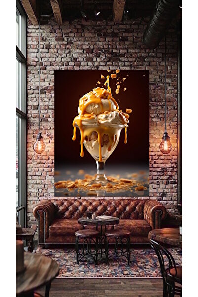 özkacar CARAMELLİ DORDURA CAFE RESTORANT MAGAZIN Decorație Tablou pe pânză