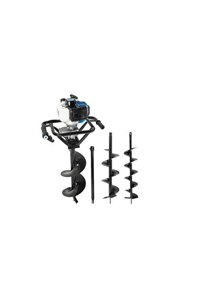 BAUG Motoburghiu pe benzina, motor in 2 timpi, 5.2 Cp, 3 burghie 15, 20, 25 c...