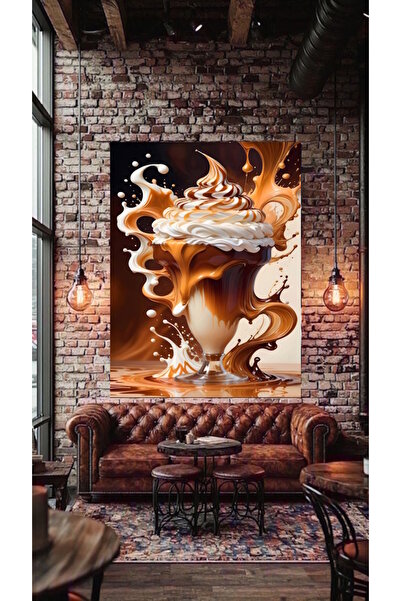 özkacar MILKSHAKE CARESTĂREȘTE GOSPEDEA CAFENUȚĂ MAGAZIN Decorație Tablou pe ...