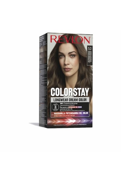 Revlon Colorstay Hair Dye, Shade 5.3 Light Brown