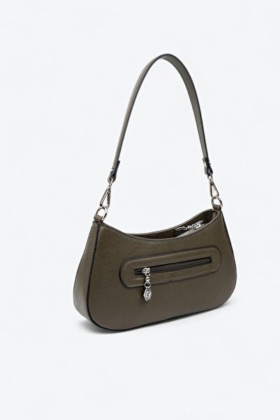 Silver Polo Silver & Polo Sp1251 Women's Shoulder Bag Olive