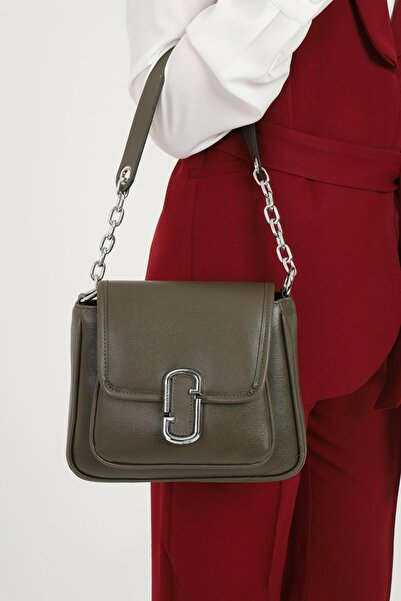 Silver Polo Silver & Polo Khaki Sp1147 Women's Shoulder Bag