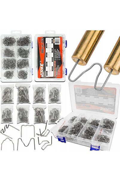 VERKE Σετ πλαστικών συρραπτικών, 800 τεμάχια,