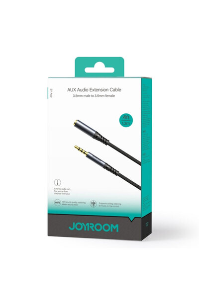 TelcoMag Joyroom (SY-A09) - Cablu audio, Jack 3.5mm (M) - la Jack 3.5mm (F) -...