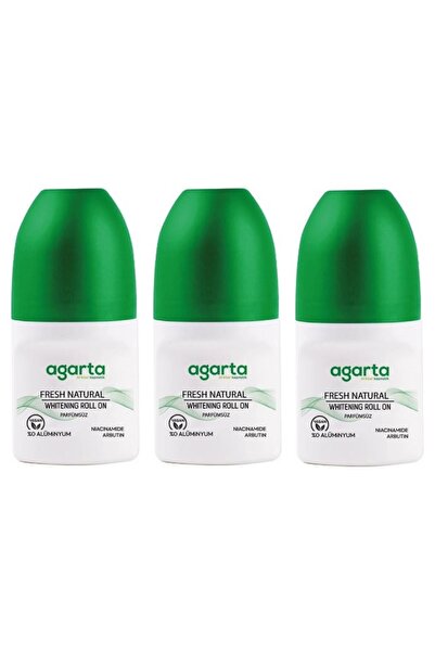 Agarta Doğal Ter Kokusu Önleyici Parfümsüz 24 Saat Etkili Unisex Natural Roll...