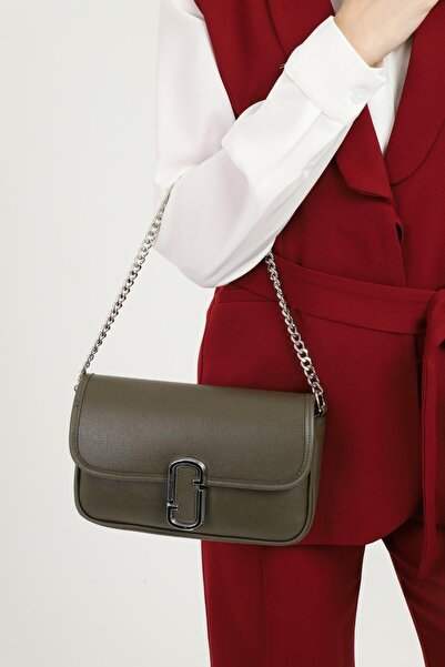 Silver Polo Silver & Polo Khaki Sp1171 Women's Shoulder Bag