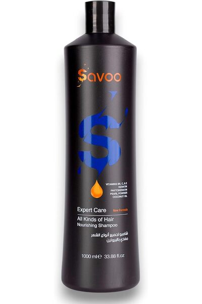SAVOO Nourishing Shampoo with Protein for All Hair Types – 1000ml