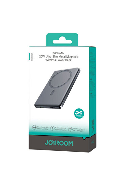 TelcoMag Joyroom (PBM08) » Baterie externă, fără fir, 20W, 1xUSB-C, 1xUSB, PD...