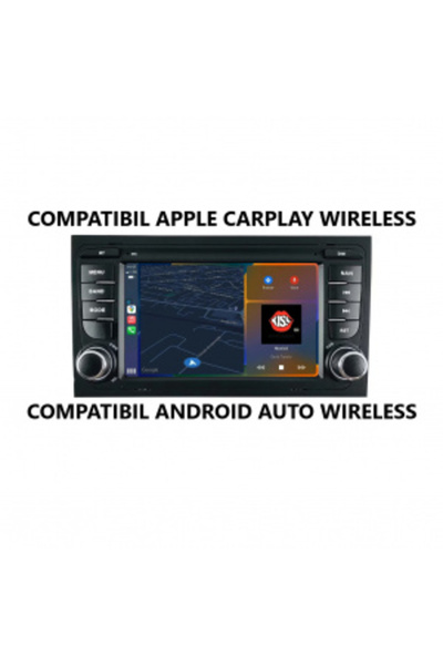 NAVI-ABC Dedicated Navigation for Audi A4 B7 (2004-2008) 7-inch 4 GB RAM 64 GB 8-core 4G