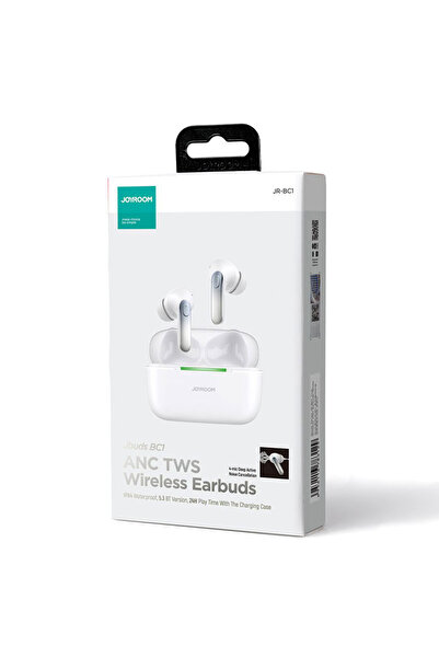 Joyroom Casti Wireless (JR-BC1), Casti Wireless, Ear Buds, BT 5.3, StandBy, 380mAh, White