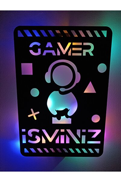 Murat Lazer Kişiye Özel Gamer Tablo, Oyuncu Tablosu,Oyuncu Duvar Dekorasyonu